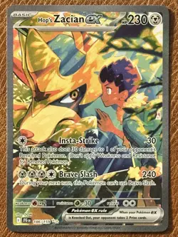 Hop's Zacian ex SIR #186 Pokemon TCG Sv09: Journey Together - Near mint - Image 1