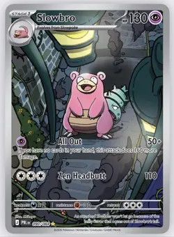 Slowbro 090/084 Illustration Holo Pitch Black Pokemon TCG - Image 1