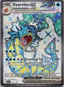 Gyarados ex 225/198 Ultra Rare Scarlet & Violet Pokemon Holo Near Mint - Image 1