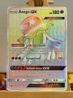 Anego GX 114/111 Rainbow Aufziehen Der Sturmrote Deutsch Exc Pokemon - Image 1