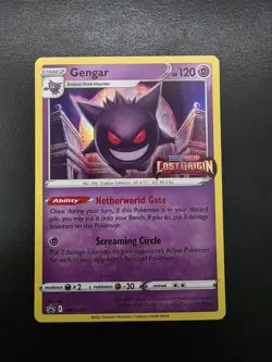 Pokemon Gengar Black Star Promo Stamped Lost Origin Holo SWSH241 - Image 1