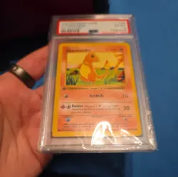1999 Charmander 46/102 Pokemon Base Set 1st Edition Shadowless vintage PSA 6 - Image 5