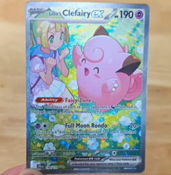 Pokemon Company Lillie's Clefairy ex 184/159 Sv09 SIR Full Art Holo - Image 1