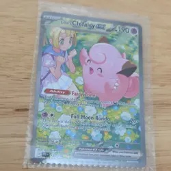 Pokemon Company Lillie's Clefairy ex 184/159 Sv09 SIR Full Art Holo - Image 4