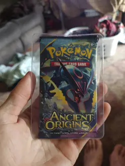 Pokemon TCG XY Ancient Origins Booster Pack. Rayquaza Pack Art!!! - Image 1
