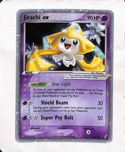 Pokemon TCG Jirachi ex 94/100 Crystal Guardians Holo Ultra Rare EN 2006 - Image 1