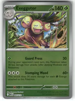 Exeggutor 005/132 Reverse Holo Mega Evolution Pokemon TCG - Image 1