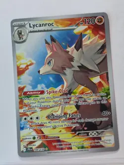LYCANROC 166/159 ILLUSTRATION RARE JOURNEY TOGETHER HOLO NM/M POKEMON - Image 1