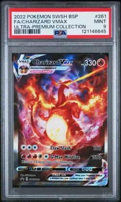 PSA 9 MINT Charizard VMAX UPC Promo Holo Pokemon SWSH261 - Image 1