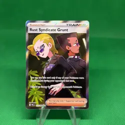 Rust Syndicate Grunt Full Art 112/084 - Pokemon TCG Pitch Black - Image 1