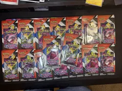 Pokemon Fusion strike & Chilling Reign 2 pack Blister with Pin - NEW & SEALED - Image 1