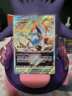 Pokemon TCG Lugia VSTAR 139/195 Silver Tempest Ultra Rare NM Condition - Image 1