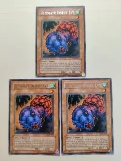 3x Ultimate Insect LV1 SOD-EN005 1st Ed/Unlimited Rare LP - Image 1