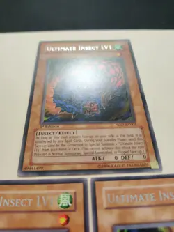 3x Ultimate Insect LV1 SOD-EN005 1st Ed/Unlimited Rare LP - Image 2