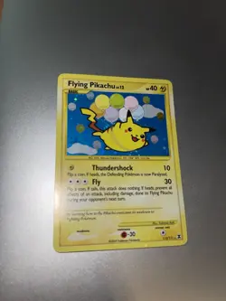 Pokemon Rising Rivals Flying Pikachu Holo/Foil - Secret Rare 113/111 2009 - Image 1