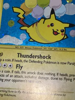 Pokemon Rising Rivals Flying Pikachu Holo/Foil - Secret Rare 113/111 2009 - Image 3