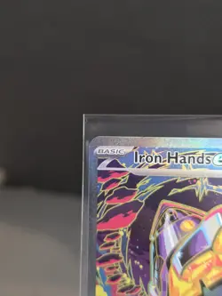 Pokemon Iron Hands ex 154/131 Prismatic Evolutions Special Illustration 154 SIR - Image 3