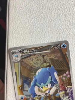 NM Quaxwell 207/193 PAL EN Paldea Evolved Illustration Rare Full Art Holo - Image 3