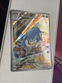 NM Quaxwell 207/193 PAL EN Paldea Evolved Illustration Rare Full Art Holo - Image 4