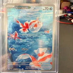 Goldeen 087/084 Illustration Rare Pitch Black Pokemon Holo Near Mint - Image 1