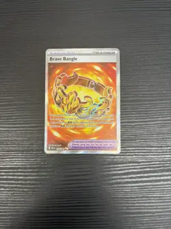 Brave Bangle 104/084 Full Art Ultra Rare Pokemon Pitch Black ME05 NM English - Image 1