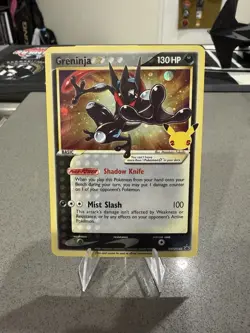 Greeninja Gold Star SWSH144 Celebrations Black Star Promo Holo - Image 2