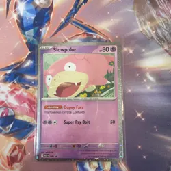 Pokemon TCG Slowpoke Promo MEP 086 Pitch Black Checklane NM Black Star Cosmos - Image 1
