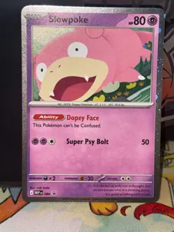 Slowpoke Promo MEP 086 Pokemon TCG Pitch Black Checklane Promo - NM - Image 1