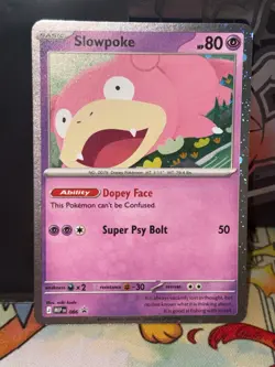 Slowpoke Promo MEP 086 Pokemon TCG Pitch Black Checklane Promo - NM - Image 3