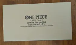 One Piece Card Game Special Goods Set Ace/Sabo/Luffy ENGLISH VERSION (In Hand) - Image 1