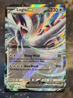 Pokemon TCG Lugia ex 017/034 Trading Card Game Classic Holo - Image 1