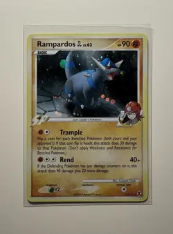 Pokemon TCG Rampardos GL 11/111 Rising Rivals Reverse Holo Card MP - Image 1