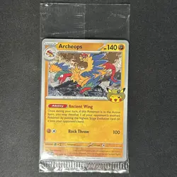 ARCHEOPS Chicago Field Museum Fossil Exhibit Pokemon Promo Card Limited SEALED - Image 3