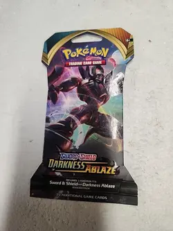 Darkness Ablaze Booster Pack Sword & Shield Booster Pack 2020 Pokemon 10 Cards - Image 1