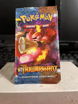 Pokemon HS Triumphant Booster Pack Empty Magmortar Art No Cards HGSS - Image 1