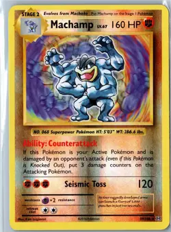 Machamp Evolutions 59/108 Rare Reverse Holo Moderately Played - Pokemon Card - Image 1