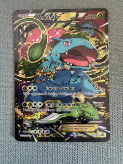 Venusaur EX - XY123 - Full Art Promo Black Star Rare - Pokemon Card - MP - Image 2