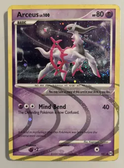 Pokemon TCG Arceus Card lv.100 AR7 2009 - Image 1