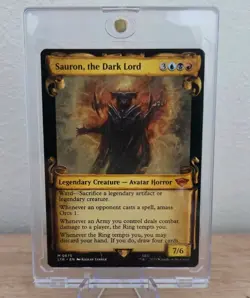 MTG English Sauron, the Dark Lord (Showcase Scrolls) NM #675 - Image 1