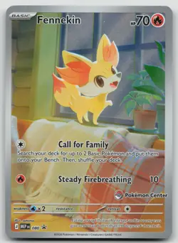Fennekin 080 - Pokemon Center Stamped Promo - Chaos Rising Card NM - Image 1
