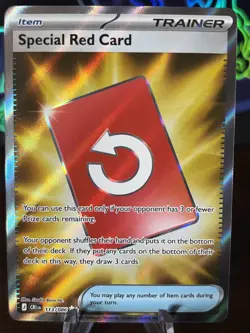 Special Red Card 113/086 Me04: Chaos Rising Holo - Image 1