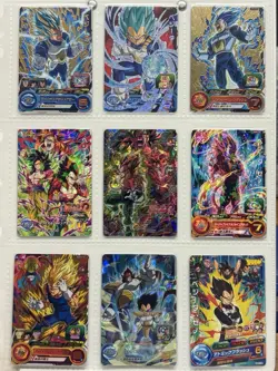 Super Dragon Ball Heroes UGM6-055 Vegeta 9 Card Lot Japan Promo SSJ4 - Image 1