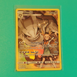 Pokemon TCG Steelix (Jasmine) 247/236 SM Cosmic Eclipse Secret Rare Holo - Image 1