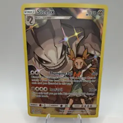 The Pokemon Company Steelix NM 247/236 Sm-Cosmic Eclipse Secret Rare Holo - Image 1