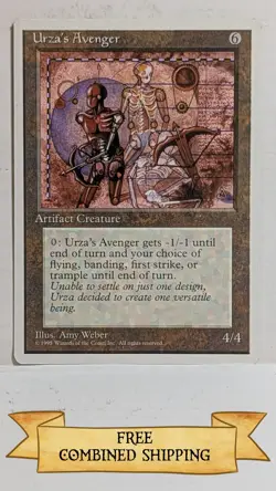 4x Urza's Avenger MTG Core Set 4th Edition Regular - Image 2