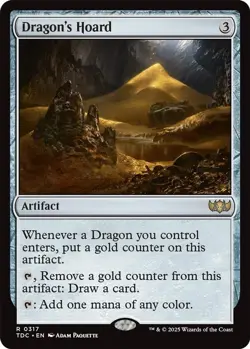 NM - Dragon's Hoard [TDC - 317] Commander: Tarkir: Dragonstorm - Image 1