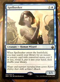 MTG Spellseeker - Battlebond 041 - Rare LP - Magic: The Gathering - Image 1