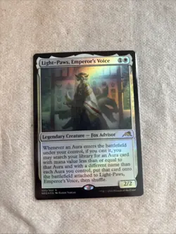 Light-Paws, Emperor's Voice Kamigawa: Neon Dynasty Foil - Image 1