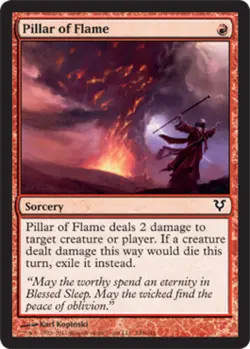 4 Pillar of Flame ~ Near Mint Avacyn Restored 4x x4 Playset UltimateMTG Magic Re - Image 1