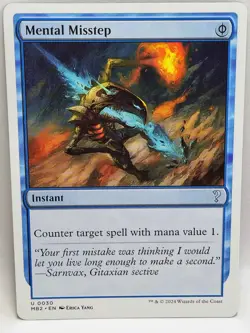Mental Misstep - White Border - Mystery Booster 2 - MB2 - MTG - Image 1